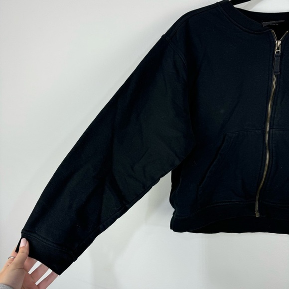 Harley Davidson Black Full Zip Up Jacket Moto Biker Goth Grunge - Picture 3 of 6